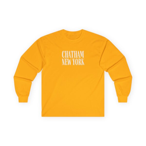 Chatham Village NY Cotton Long Sleeve Tee - Image 3